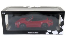1/18 Diecast Porsche 911 Carrera 4 GTS Cabriolet 2020 Red Minichamps
