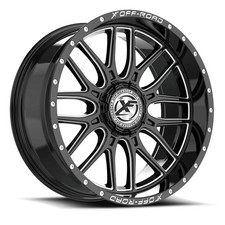 Xf Off-road Xf-244 20x9 6x135 0 Gloss Black Milled Wheel Rim Fits Expedition Xf Off-road Xf-244 20x9 6x135 0 Gloss Black Milled Wheel Rim Fits Expedition