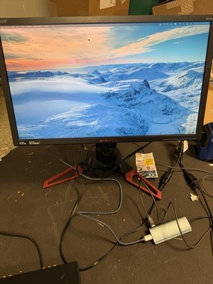 ACER 24'' Predator 1080P XB241H Gaming Monitor Nvidia G Sync 180hz Used