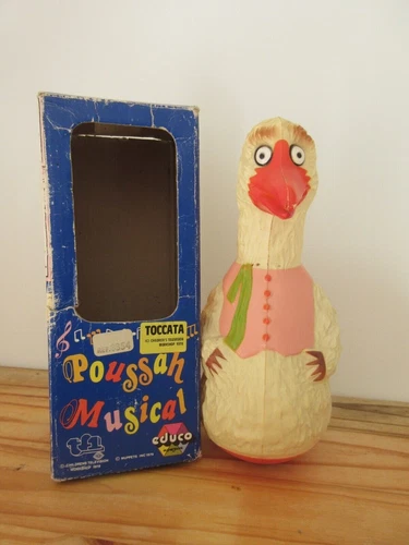 VINTAGE 1978 Poussah Musical TOCCATA Culbuto 1 SESAME STREET STREET STREET Figure Box