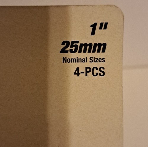 Shepherd Hardware Rubber Leg Tips Black 9128 1" 25mm 4pc - Picture 5 of 6