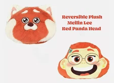 Disney Turning Red Meilin Lee Red Panda Reversible Plush 11"