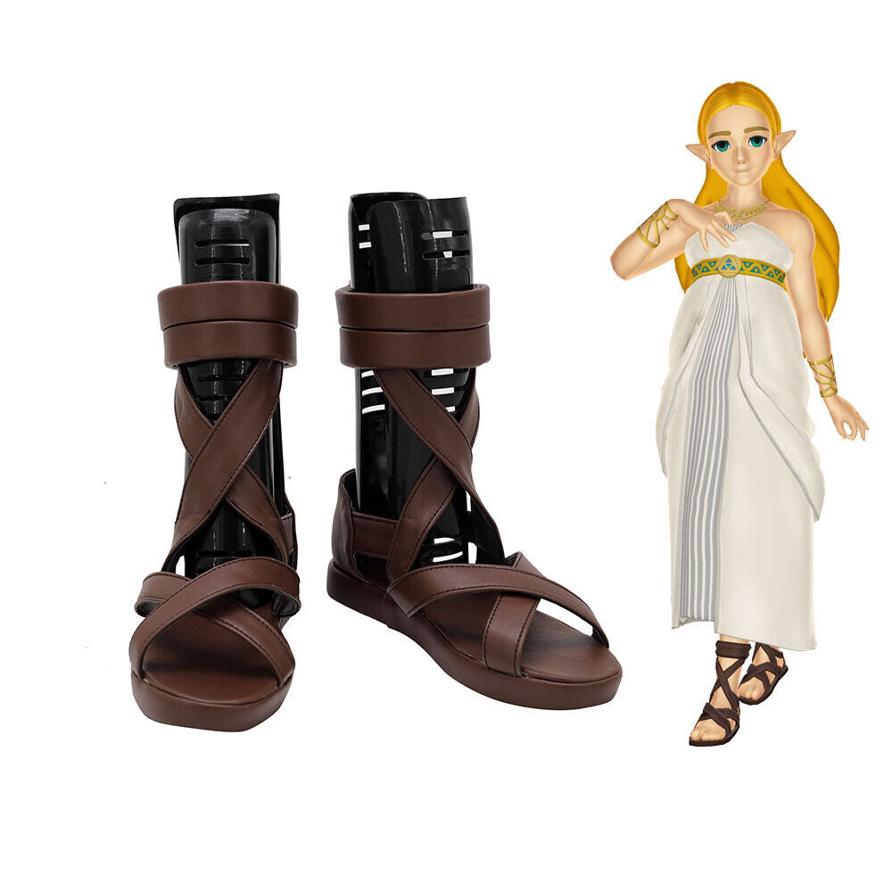 Princess Zelda Shoes Cosplay Women The Legend of Zelda: Breath of the Wild  Boot/