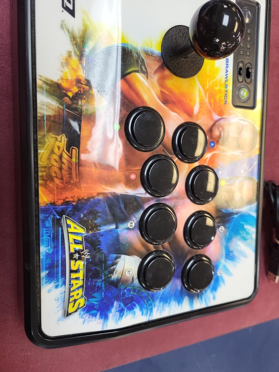 THQ WWE ALL STAR BRAWLSTICK Xbox 360 Madcatz Arcade Fighting