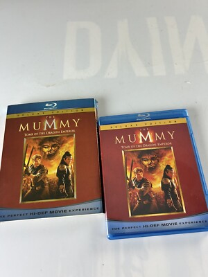 The Mummy Tomb of the Dragon Emperor Blu-ray 2008 2 Disc Set Widescreen