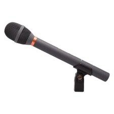 Professional Handheld Interviewing Microphone w/Brass Design - E-Image