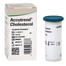 Paski do testowania cholesterolu Roche Accutrend pakiet 25 - EXP 11/2026