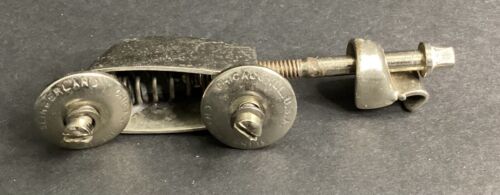 3 Slingerland Beavertail Radio King Lugs Nickel W/ Tension Rods & Claws Vintage - Picture 9 of 10