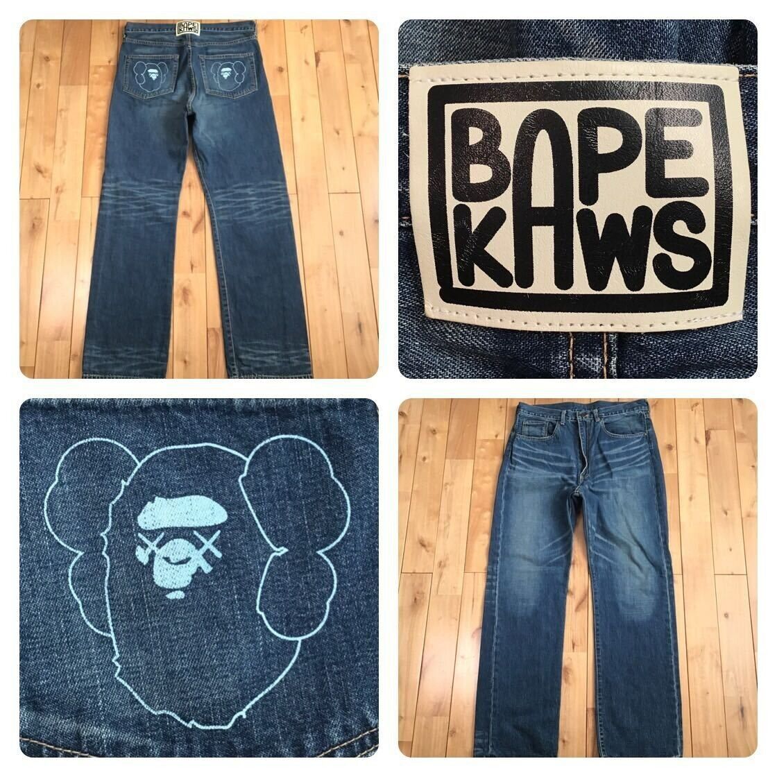 BAPE × KAWS Denim Pants a bathing ape NIGO Size M | eBay BAPE × KAWS Denim Pants a bathing ape NIGO Size M | eBay