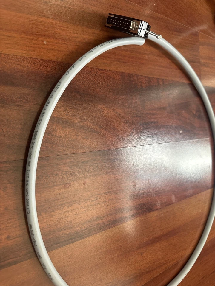 24 Pin D-sub Connector pre-wire with High Flex Cable. Wittmann/ Sepro Robots.4ft - Image 3 of 4