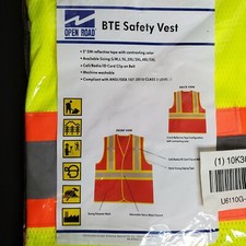 Safety Reflective Vest Size  2XL / 3XL Open Road Viking BTE