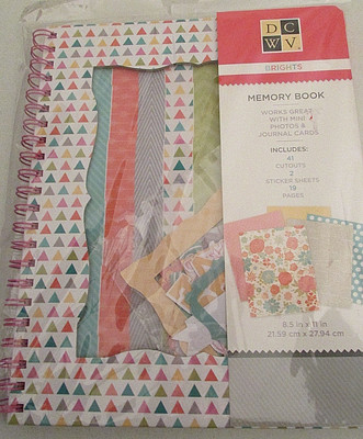 NIP Brights Memory Book scrapbook kit 8.5 x 11 by DCWV