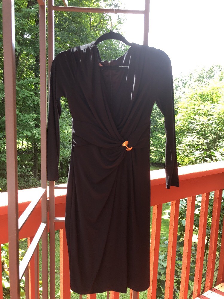 New no tag Anne Klein Black Evening dress size 4