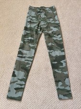 Crewcuts J. Crew Girls Leggings Camouflage Size 12 Green