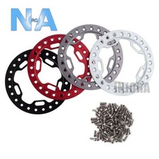 Alloy Bead Lock 1.9" Wheels Aluminium 52mm Red Silver Grey Black RC