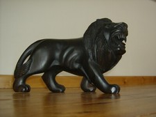 XXL LEW z HEBANU antyczny ręcznie robiony 3,3 kg vintage lew - Filipiny nr 1