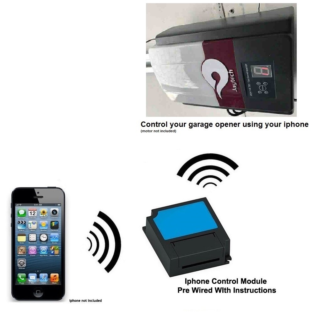 Iphone Remote Control YOUR JAYTECH 1200 V4 Garage Door Opener | eBay ...