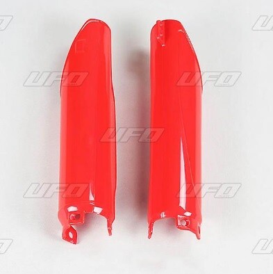 Protection fourche UFO rouge pour moto cross Honda CRF 250 de 2004 à 2013