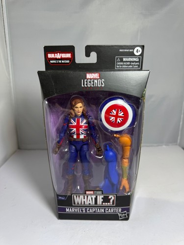 Marvel Legends WHAT IF? Captain Carter 6" Figur Brandneu The Watcher BAF