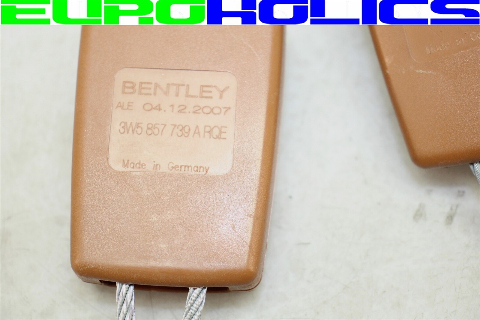 Bentley Continental Flying Spur 06-12 Rear Lower Seat Belt Buckles Left Right