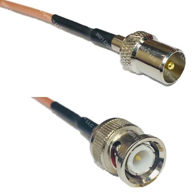 RG316 DVB TV Pal Male to BNC MALE RF Cable Rapid-SHIP LOT