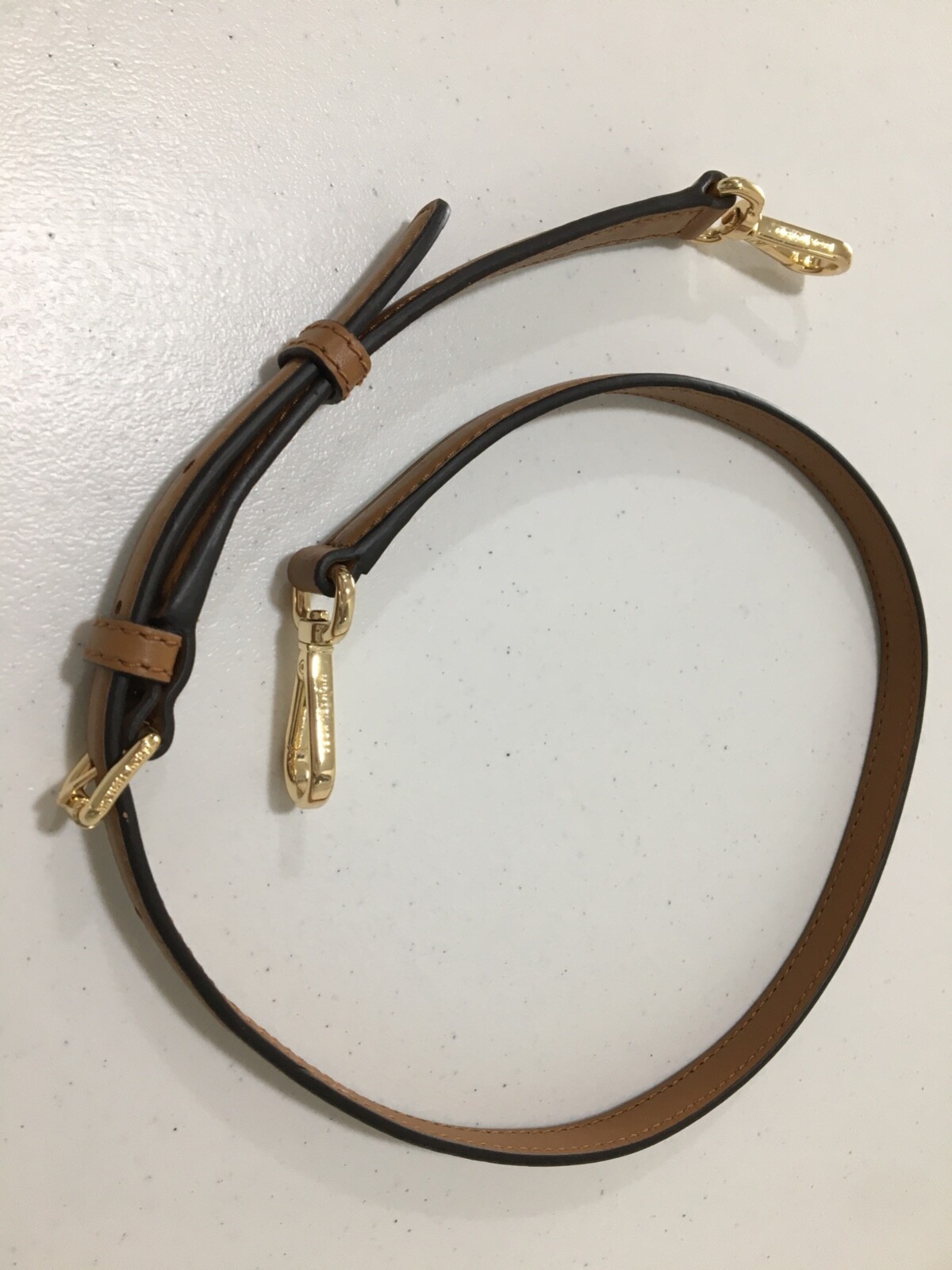 Michael Kors Replacement Strap Brown Leather Gold… - image 6