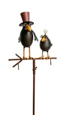 Futterstation Gartenstecker Beste Freunde auf Stab m Haken für Futter H: 130cm