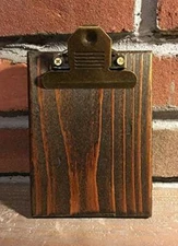 Wood Restaurant Drink Menu Clipboard