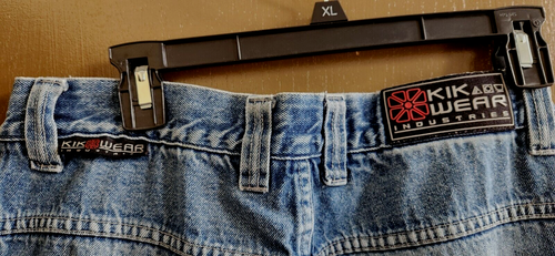 Kikwear Jean 1990's Thrashed Grunge Skaters Jeans (Baggy) Inseam 33" Waist 30" - Picture 7 of 12
