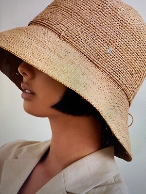 HELEN KAMINSKI PROVENCE 10 RAFFIA HAT NEW/TAG NOUGAT | eBay