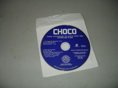 Choco - Ya Llego El Chocolate (2 Song CD Single, 2004) Promo, Rare