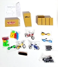 Fingerboard Skate Park Skateboard Mini Board Finger Ramps Starter Kit - (As Is).