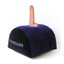 Inflatable Hugging Pillow BonBon Mount Insert Dildo Vibrator Fasten Sex Toys