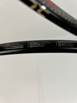 Wilson BLADE 98S 294g G2 SPIN EFFECT 硬式 Wilson BLADE 98S 294g G2