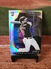 2022 Panini Chronicles Chas McCormick Titan Silver Prizm Parallel RC # 19 Astros