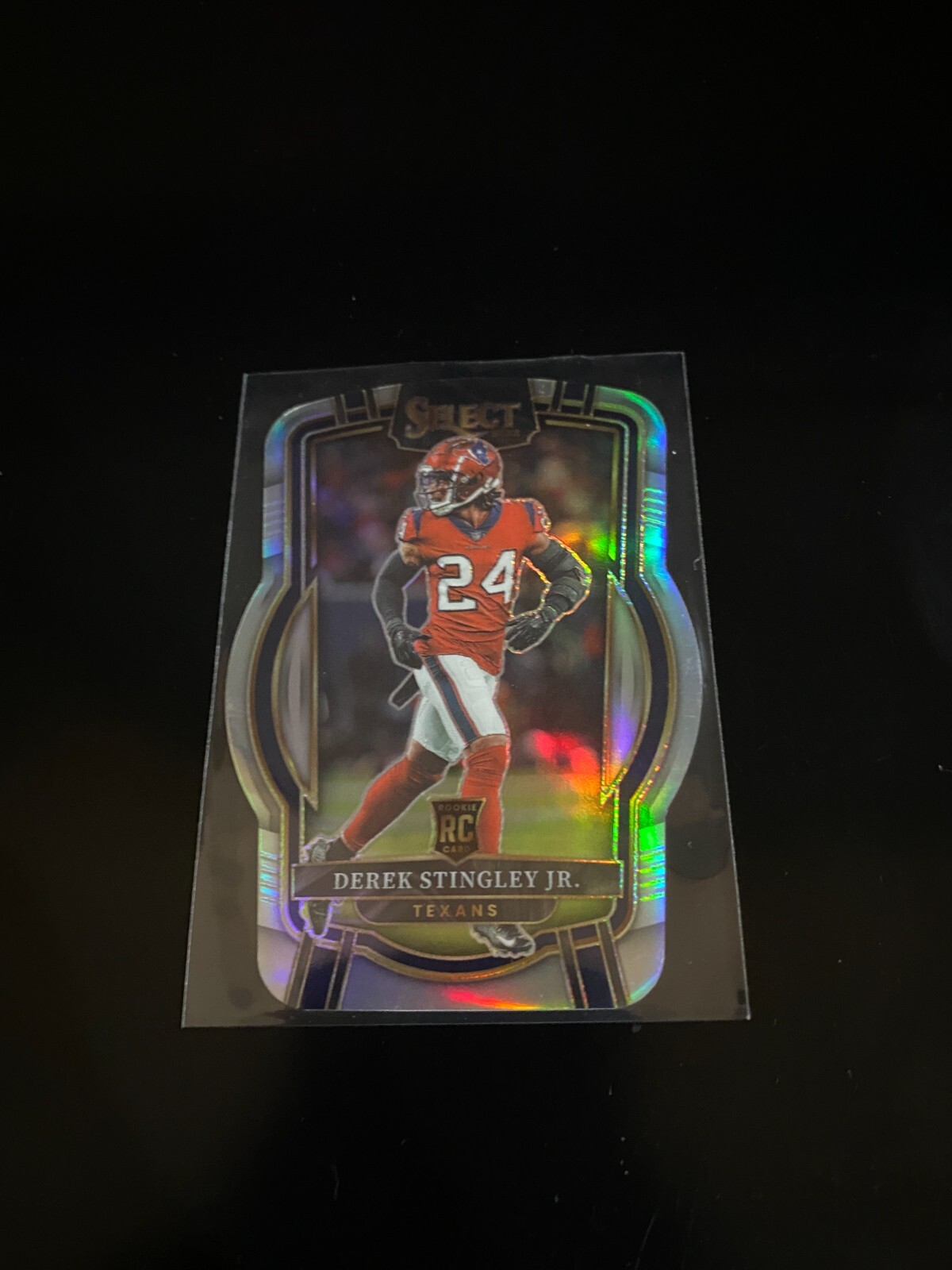 Derek Stingley Jr. 2022 Select Club Level Silver Prizm RC Die Cut Texans 262 PWE