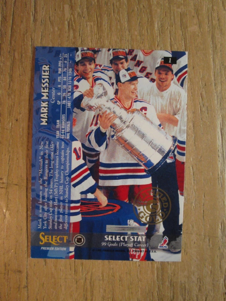 1994-95 SELECT GOLD, PARALLEL, HOCKEY, MULTI LISTING, YOU PICK 'EM - Image 2 of 2