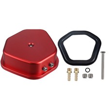 Valve Cover Kit Billet Aluminum Sandblasted Red Oxide For GX390 Predator 420