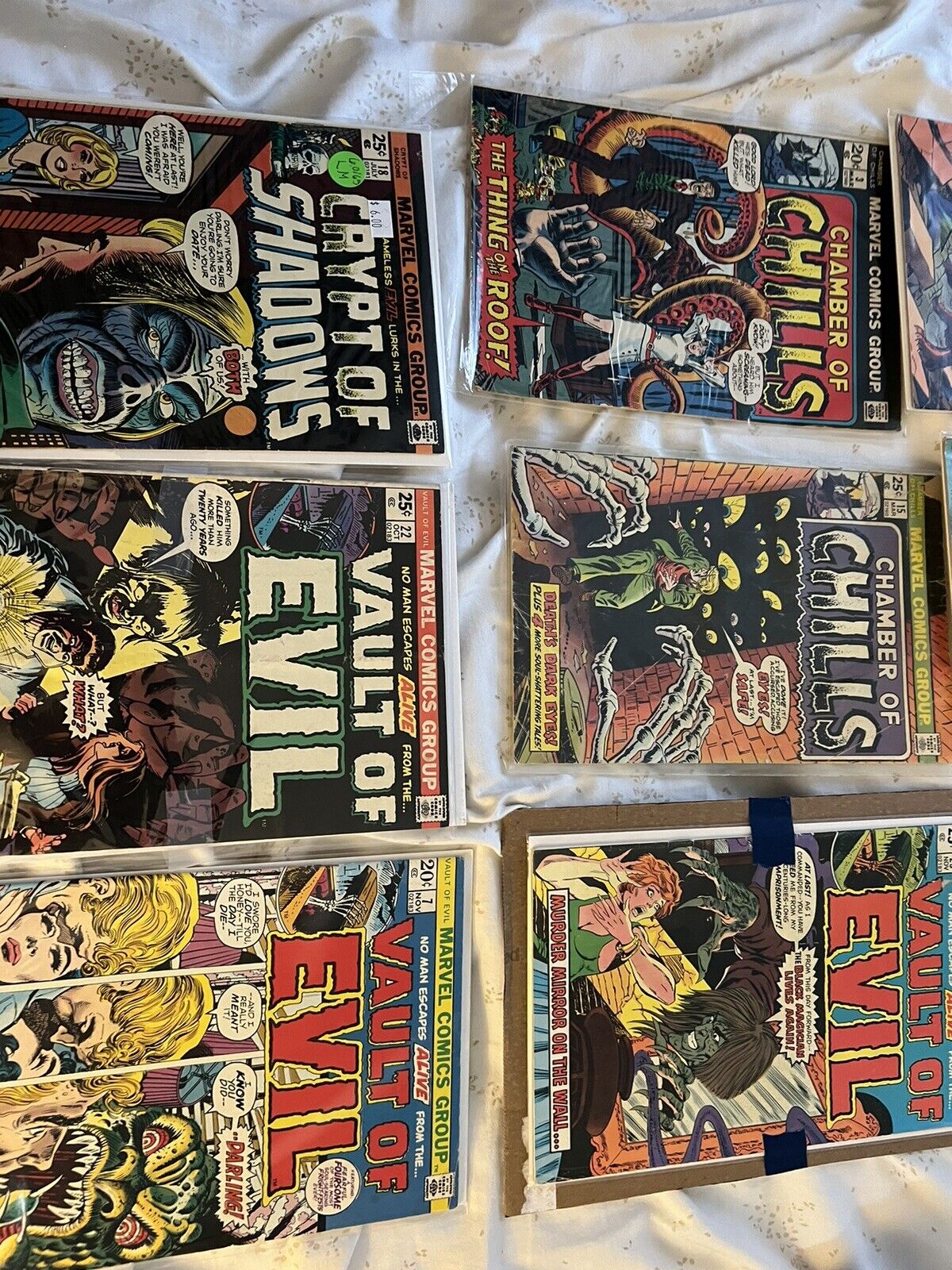 Werewolf by Night, Chamber Of Chills, Vault of Evil, Crypt of Shadows 12 Lot