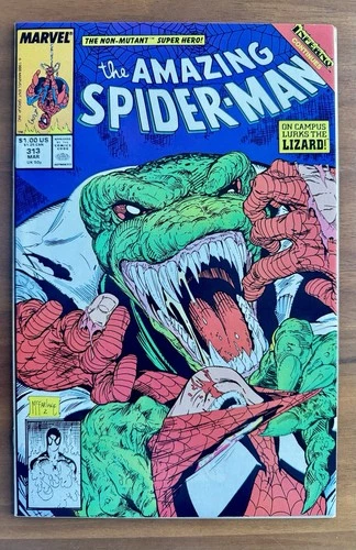 Amazing Spider-Man #313 • 1988 Marvel • Lizard -Todd McFarlane Art NM/NM-