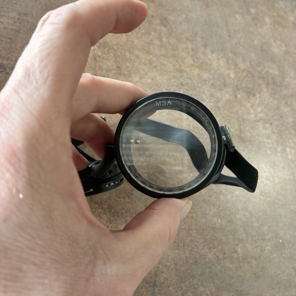 Raras gafas M.S.A Mine Safety Appliances Co. Safety “Chippers” en caja original Foto 3 de 4