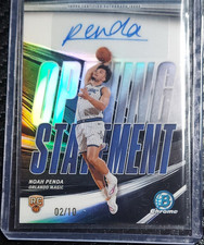 Topps 2025-26 Bowman Chrome Noah Penda #OS-NP Orlando Magic Rookie Auto 2/10