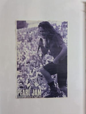 Pearl Jam Eddie Vedder Concert Poster Seattle WA 6th September