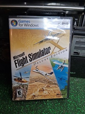Microsoft Flight Simulator PC DVD Game One Disc Only Free Shipping 