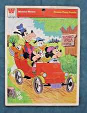 Vintage Whitman Walt Disney Mickey Mouse Frame-Tray puzzle