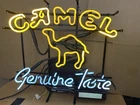 Vintage Camel Cigarette  Genuine Taste Advertising Neon Light Sign