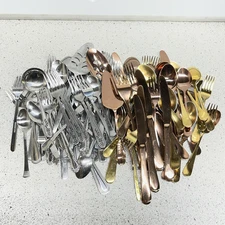 100 Stainless Steel Silverware Lot #5