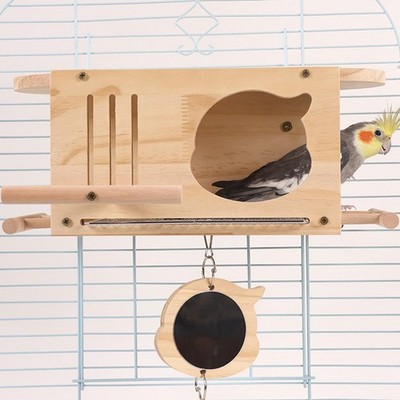 Vogelhaus zum Aufhängen kausicher stabil Vogelnest für Sittiche Wellensittich Kakadu