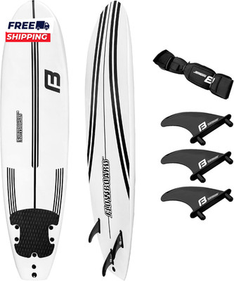 FLOWBOARD Surfboard Softboard Foam  Include (3) Fins 6  Foot Leash