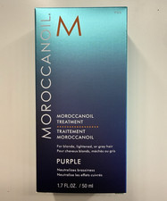 Moroccanoil Treatment Purple Toning Oil for Blonde/Grey Hair, 1.7 fl oz